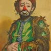 Sad Clown Emmet Kelly paint by numbers