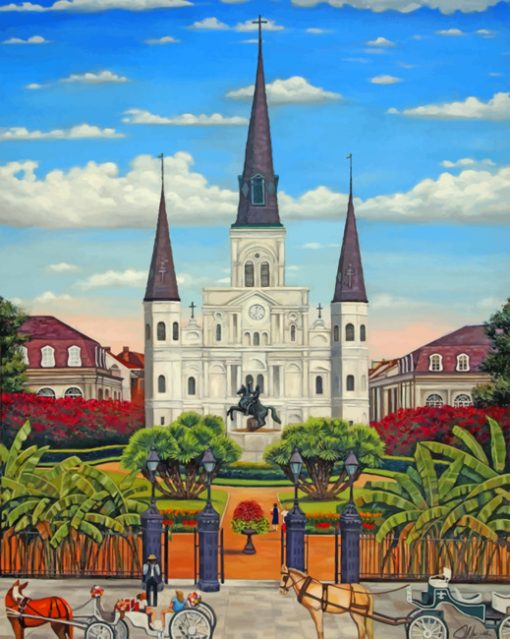 Jackson Square Judy paint by numbers