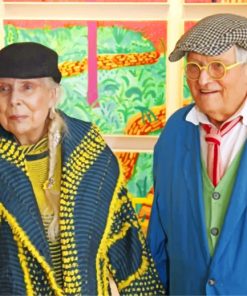 Joni Michell And David Hockney Paint by numbers