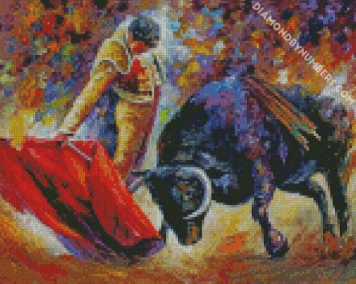 latino bullfighter diamond paintings