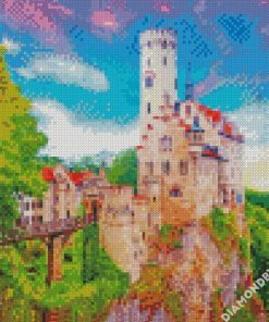 lichtenstein castle germany diamond painting