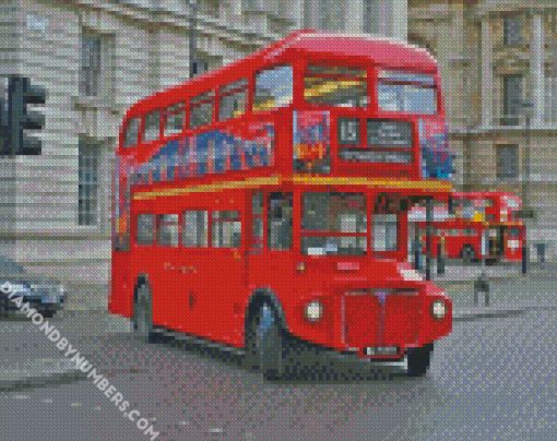 london red bus diamond paintings
