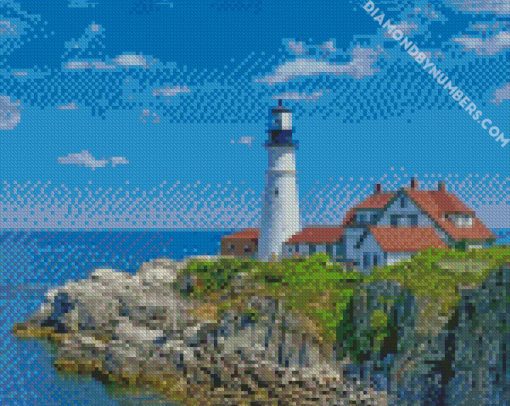 maine lighthouse diamond paintings