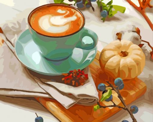 Morning Coffee Paint by numbers