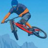 Mountain Biker Paint by numbers