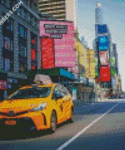 new york taxi diamond paintings