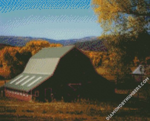 red barn farm diamond paintings