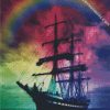 sailing ship rainbow diamond paintings