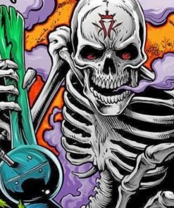 Mad Skull Paint by numbers