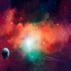 Space Colorful Nebula Paint by numbers