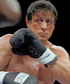 Sylvester Stallone paint by numbers