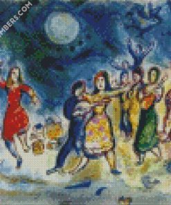 the party of the town marc chagall diamond paintings