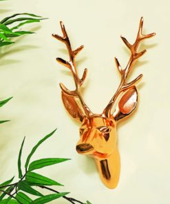 Tropical Deer Head paint by numbers