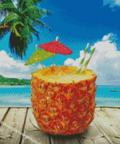 tropical tiki cocktail diamond paintings