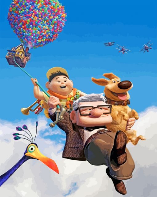 Up Movie paint by numbers