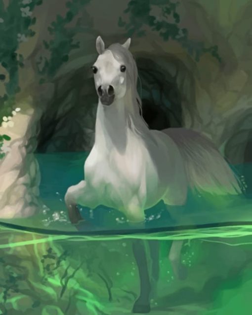 White Horse paint by numbers