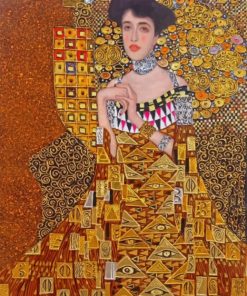 Woman In Gold Paint by numbers