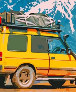 Yellow Trip Car Paint by numbers