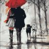 Walking In The Rain Lover paint by numbers
