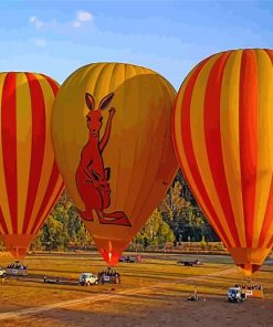 Mareeba Hot Air Ballooning Paint by numbers