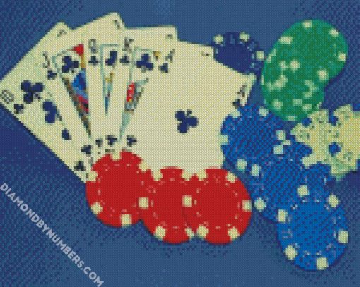 Poker Game diamond paintings