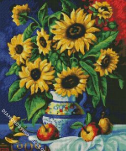Sunflower On Vase diamond paintings