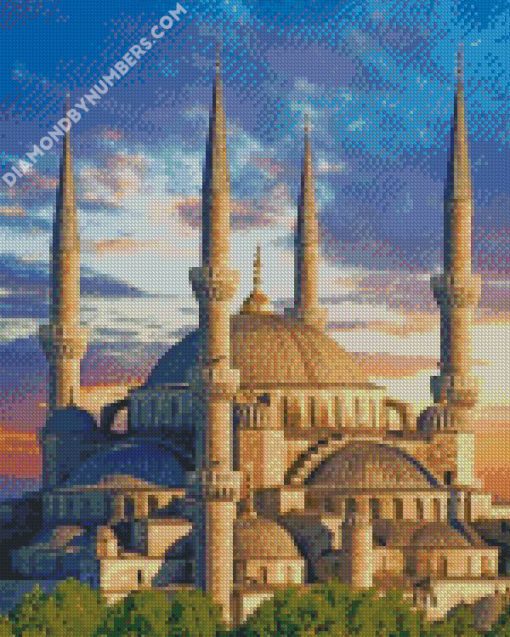 The Blue Mosque turkey istanbul diamond painting