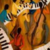The Get Down Jazz Quintet Paint by numbers