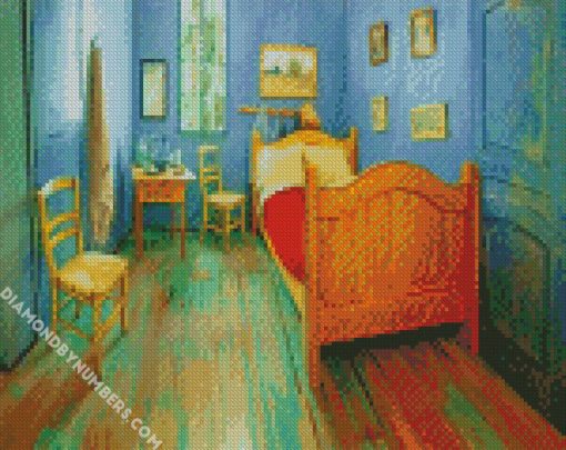 Van Gough bedroom diamond painting