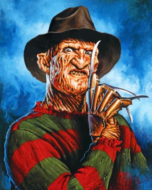 Freddy Krueger Paint by numbers