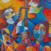 abstract musicians diamond painting