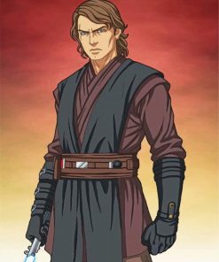 Anakin Skywalker Illustration Paint by numbers