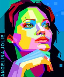 Angelina Jolie Paint by numbers