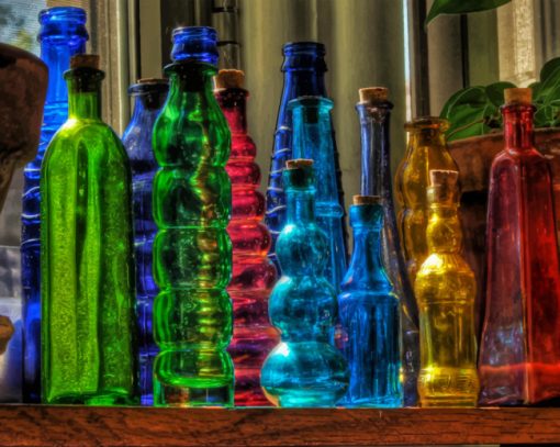 Artistic Colored Bottlespaint by numbers