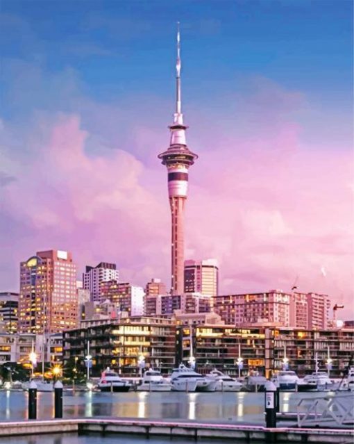 Auckland City paint by numbers
