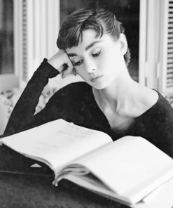 Audrey Hepburn Reading Book