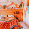 Orange And White Bedroom Paint by numbers