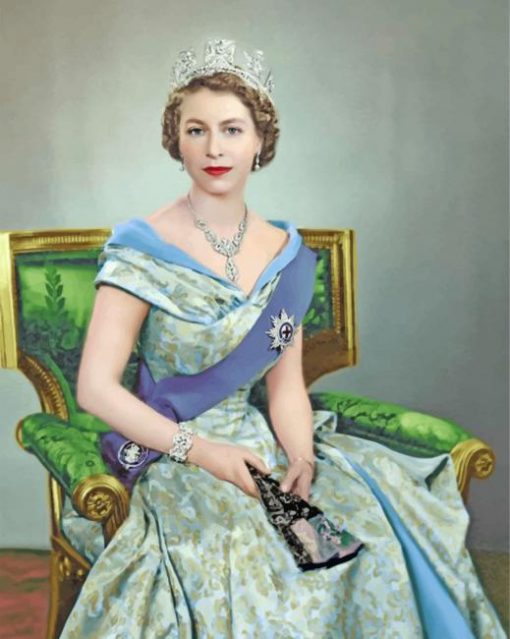 Beautiful Queen Elizabeth Paint by numbers