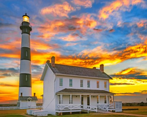 Bodie Island LighthouseBodie Island Lighthouse Paint by numbers