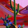Cactus Maynard Dixon Paint by nummbers