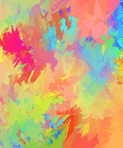 Colorful Abstract Background paint by numbers