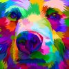 colorful-bear-face-paint-by-number