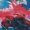 cyberpunk motorcycle art diamond paintings