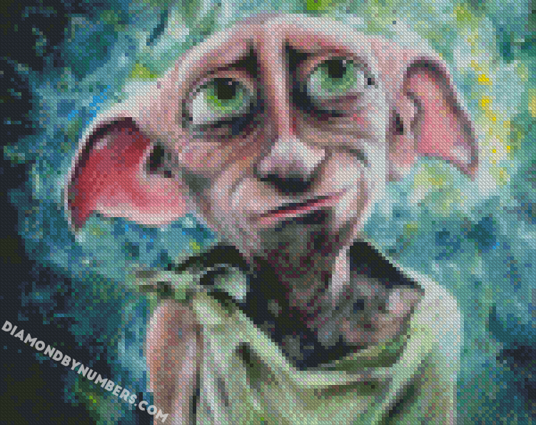 Dobby From Harry Potter - 5D Diamond Paintings - DiamondByNumbers - Diamond  Painting art