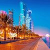 Qatari Buildings paint by numbers
