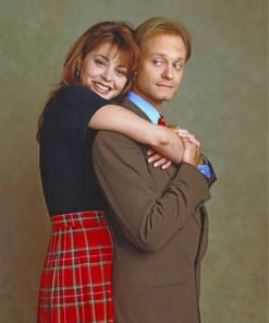 Daphne Moon And Niles Crane paint by numbers