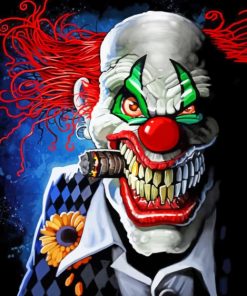 Heat Clown Paint by numbers