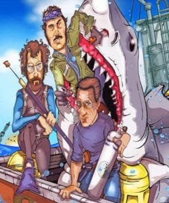 Jaws Illustration paint by numbers