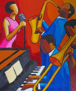 Jazz Music Paint by numbers