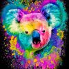 Colorful Koala Paint by numbers